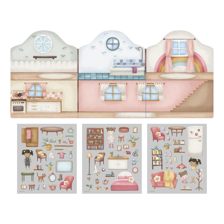 LITTLE DUTCH. Βιβλιαράκι με αυτοκόλλητα Rosa