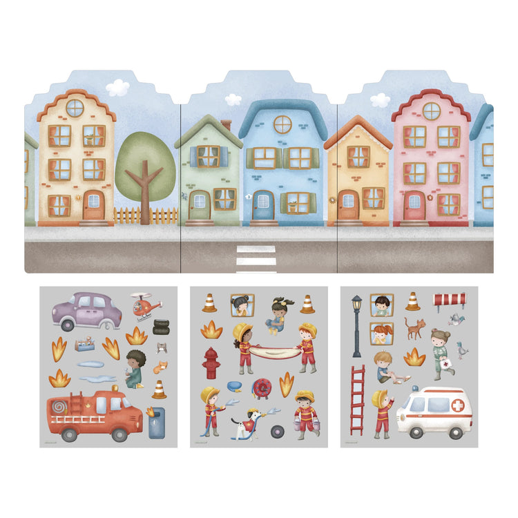 LITTLE DUTCH. Βιβλιαράκι με αυτοκόλλητα Jim