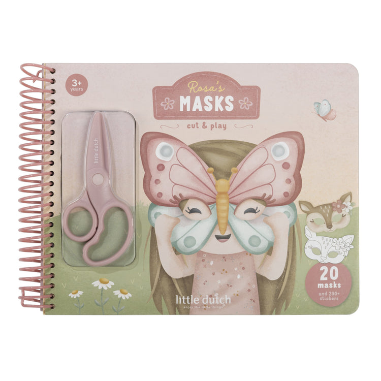 LITTLE DUTCH. Book with scissor Rosa