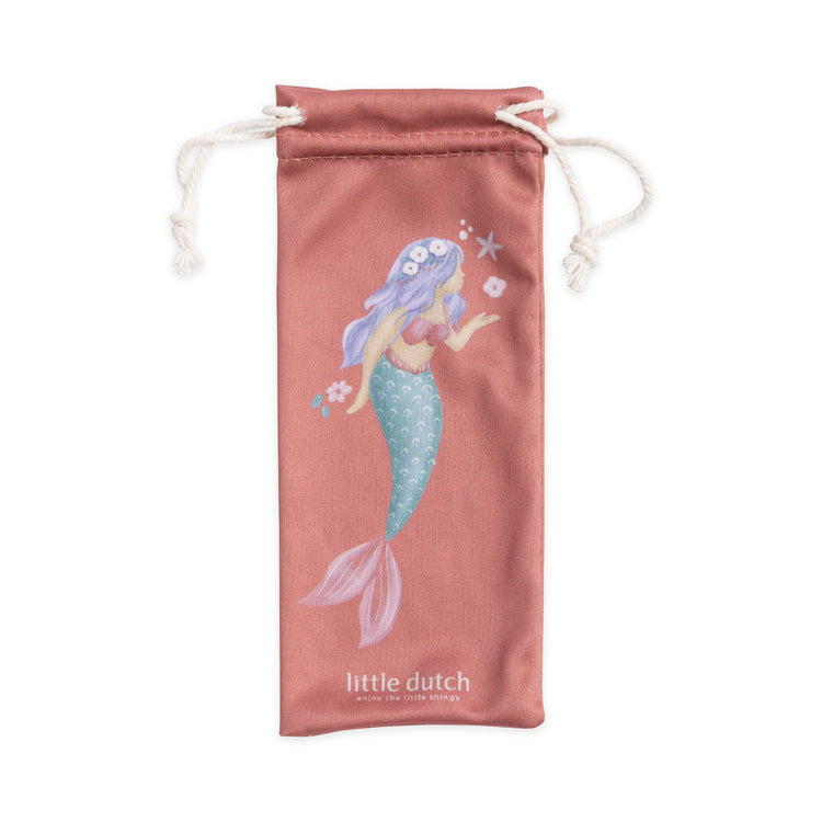 LITTLE DUTCH. Παιδικά γυαλιά ηλίου UV 400 Shell Mermaid Pink