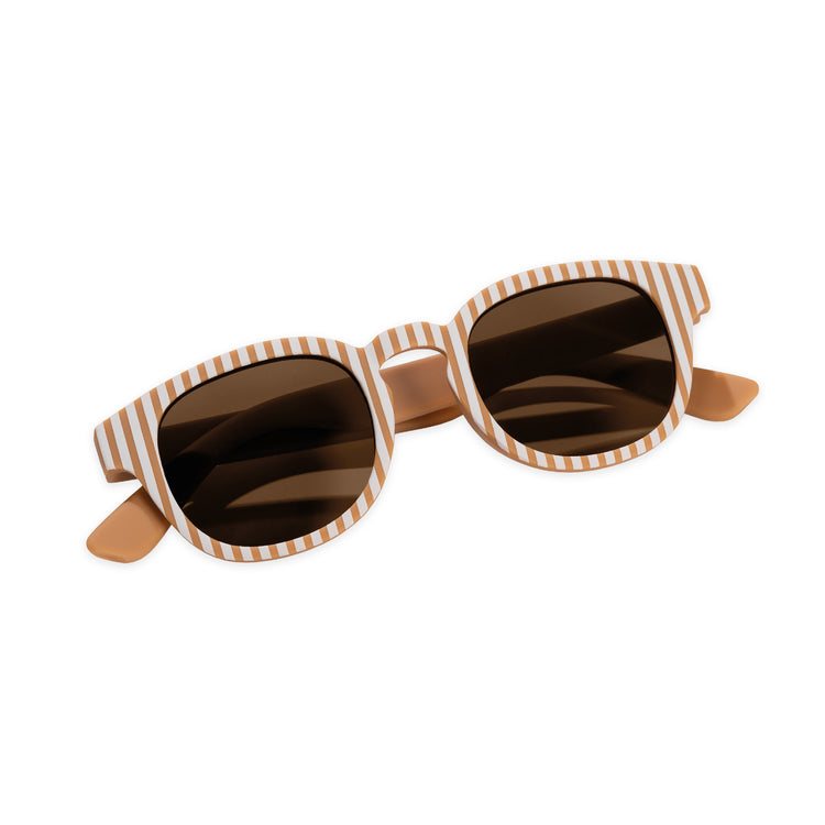 LITTLE DUTCH. Sunglasses Ocean Brown Stripes