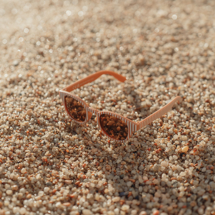 LITTLE DUTCH. Sunglasses Ocean Brown Stripes