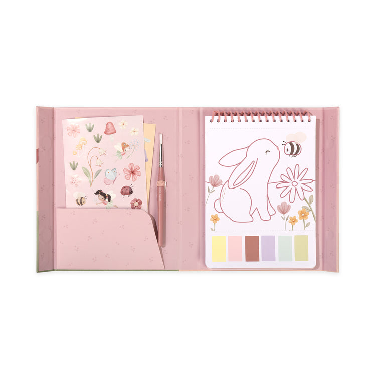 LITTLE DUTCH. Σετ ζωγραφικής με πινέλο Rosa Fairy Garden