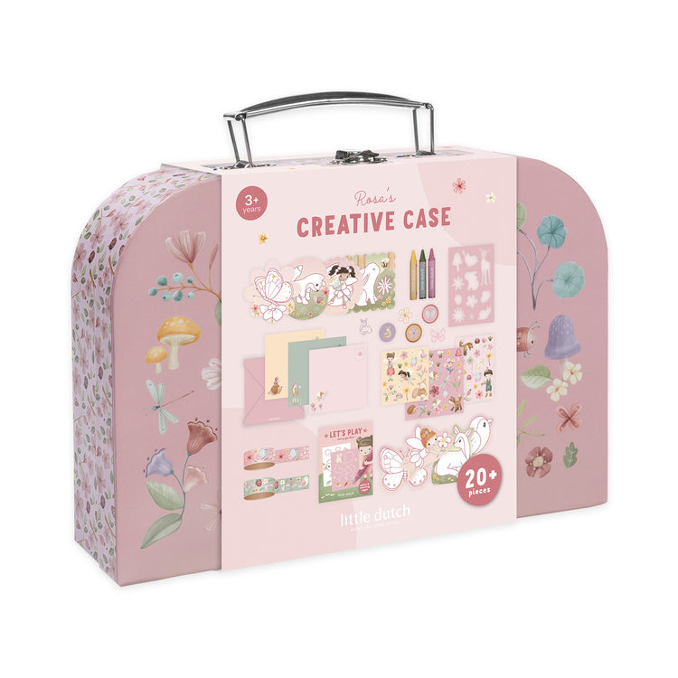 LITTLE DUTCH. Creativity suitcase Rosa Fairy Garden