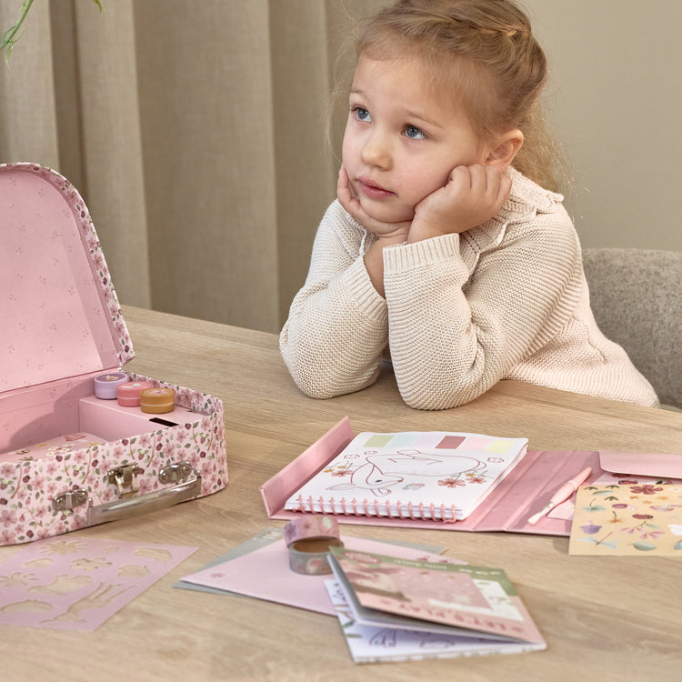LITTLE DUTCH. Creativity suitcase Rosa Fairy Garden