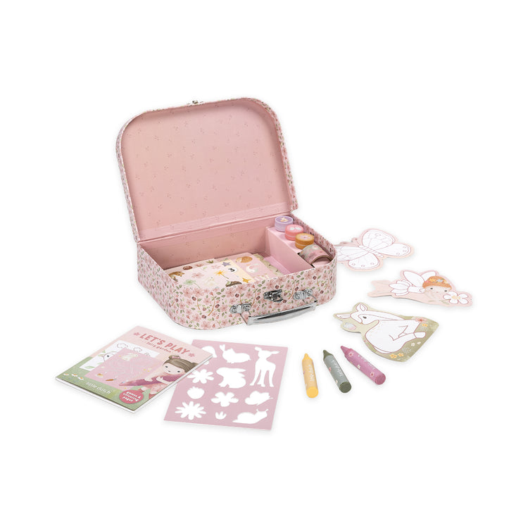 LITTLE DUTCH. Creativity suitcase Rosa Fairy Garden