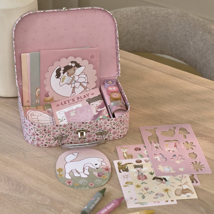 LITTLE DUTCH. Creativity suitcase Rosa Fairy Garden