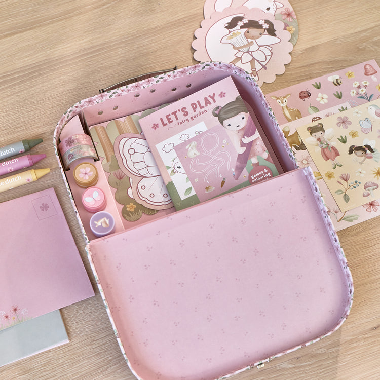 LITTLE DUTCH. Creativity suitcase Rosa Fairy Garden