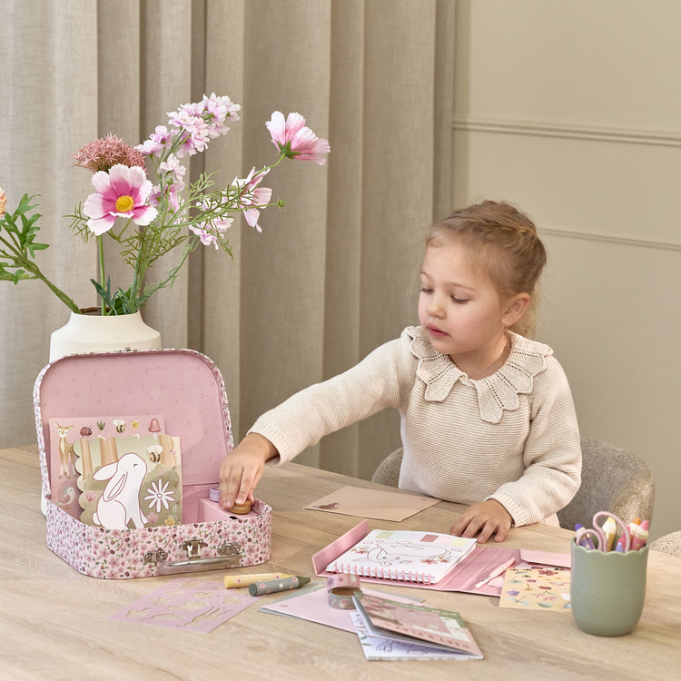 LITTLE DUTCH. Creativity suitcase Rosa Fairy Garden