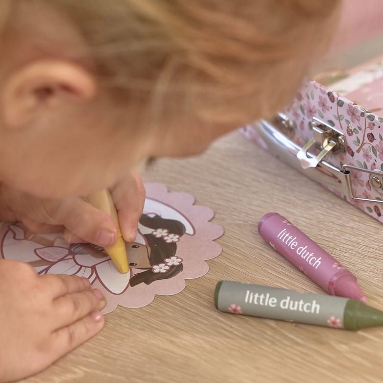 LITTLE DUTCH. Creativity suitcase Rosa Fairy Garden