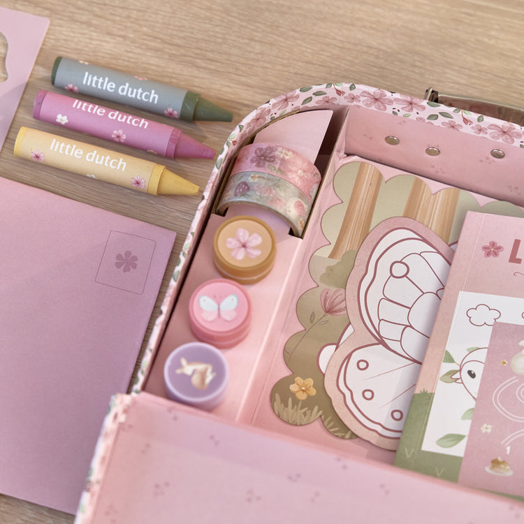LITTLE DUTCH. Creativity suitcase Rosa Fairy Garden
