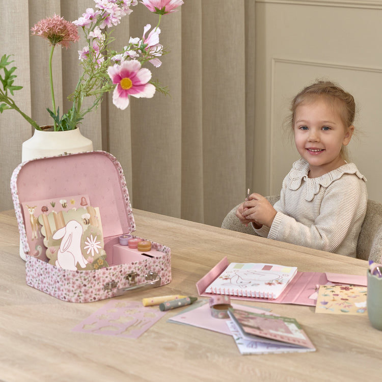 LITTLE DUTCH. Creativity suitcase Rosa Fairy Garden