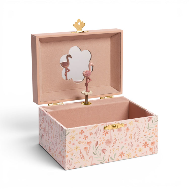 LITTLE DUTCH. Jewellery box with music Flamingo Safari Friends