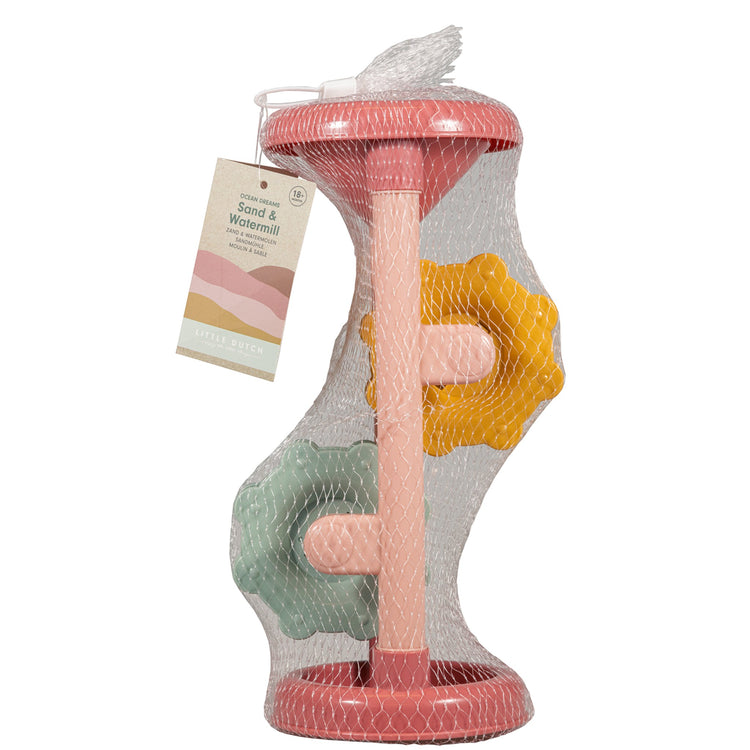 LITTLE DUTCH. Toy Sand Mill Ocean Dreams Pink