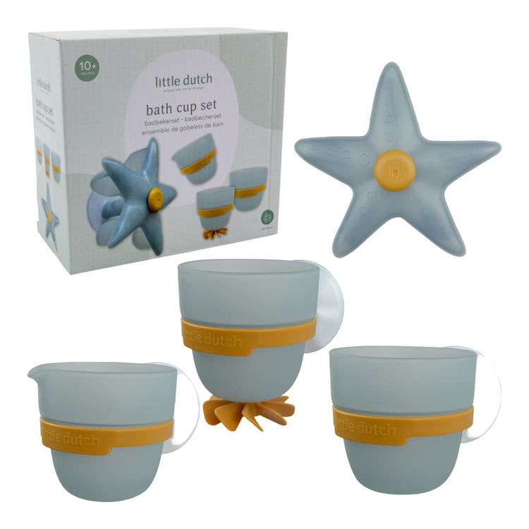 LITTLE DUTCH. Bath Play Cups Starfish