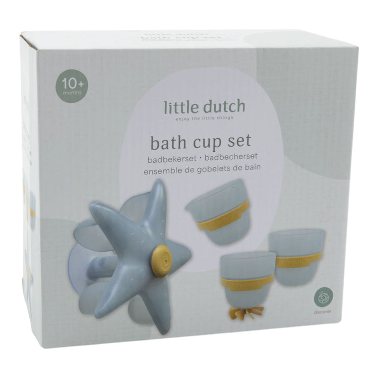 LITTLE DUTCH. Bath Play Cups Starfish