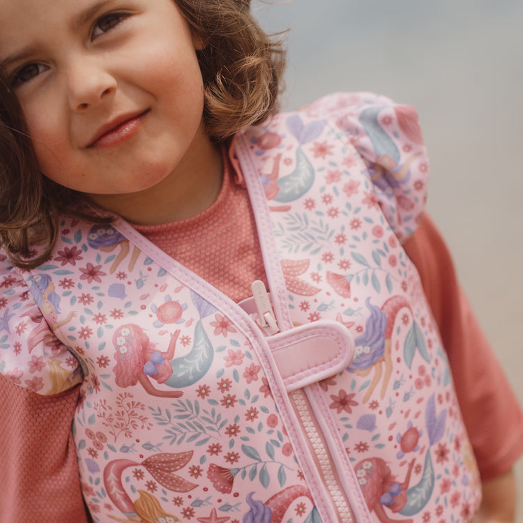 LITTLE DUTCH. Swim Vest Dreamy Mermaid - 2-3 Years (New)