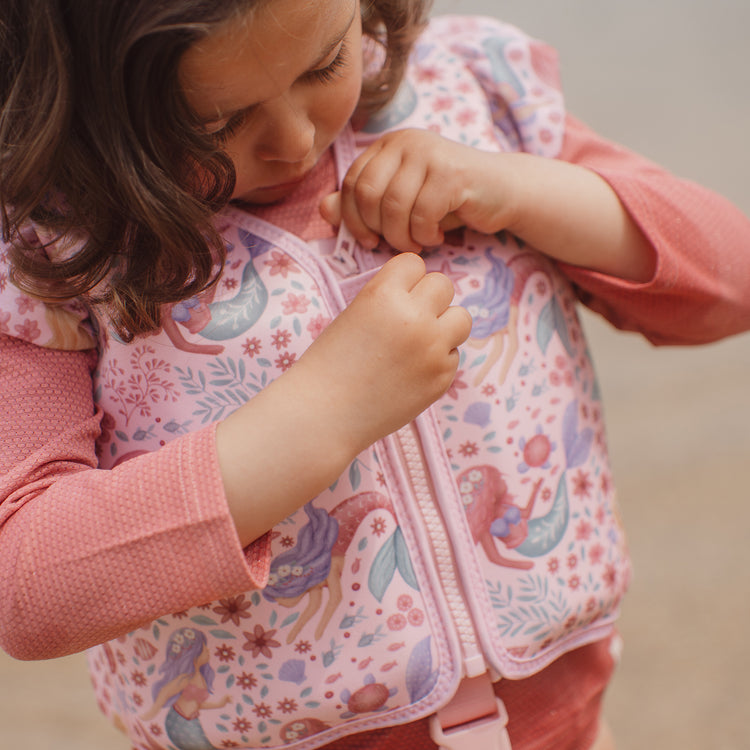 LITTLE DUTCH. Swim Vest Dreamy Mermaid - 2-3 Years (New)