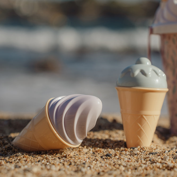 LITTLE DUTCH. Σετ κουβαδάκια παραλίας Ice Cream Dreamy Mermaid Ροζ