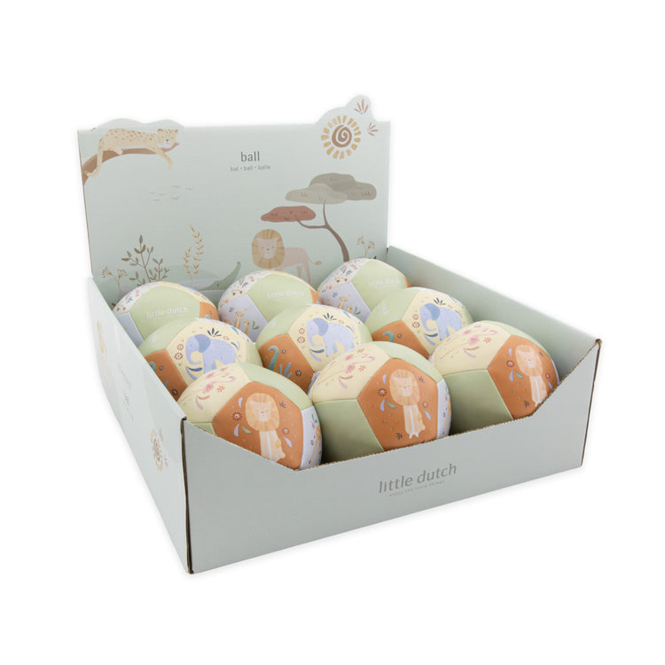 LITTLE DUTCH. Υφασμάτινη μπαλίτσα Safari 12,5εκ.