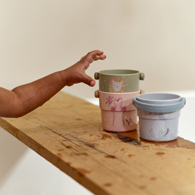 LITTLE DUTCH. Safari Bath Cups