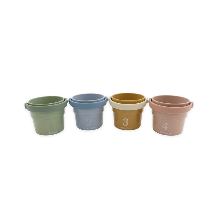 LITTLE DUTCH. Safari Bath Cups