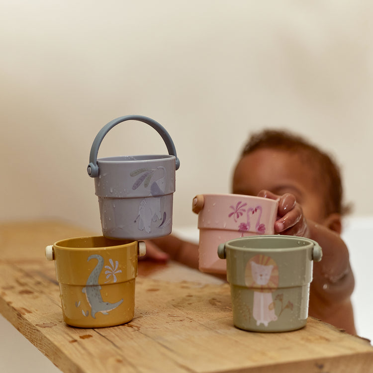 LITTLE DUTCH. Safari Bath Cups
