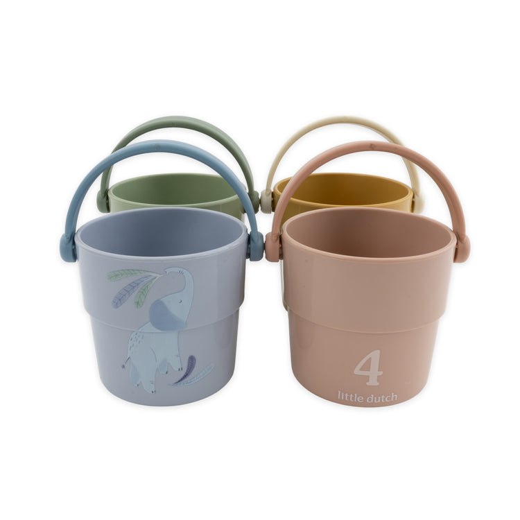 LITTLE DUTCH. Safari Bath Cups