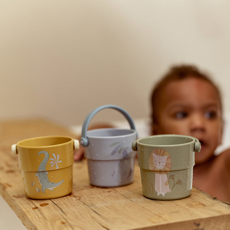LITTLE DUTCH. Safari Bath Cups