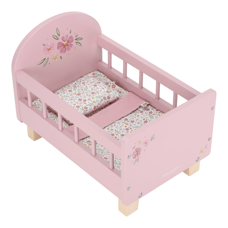 LITTLE DUTCH. Wooden doll bed FSC