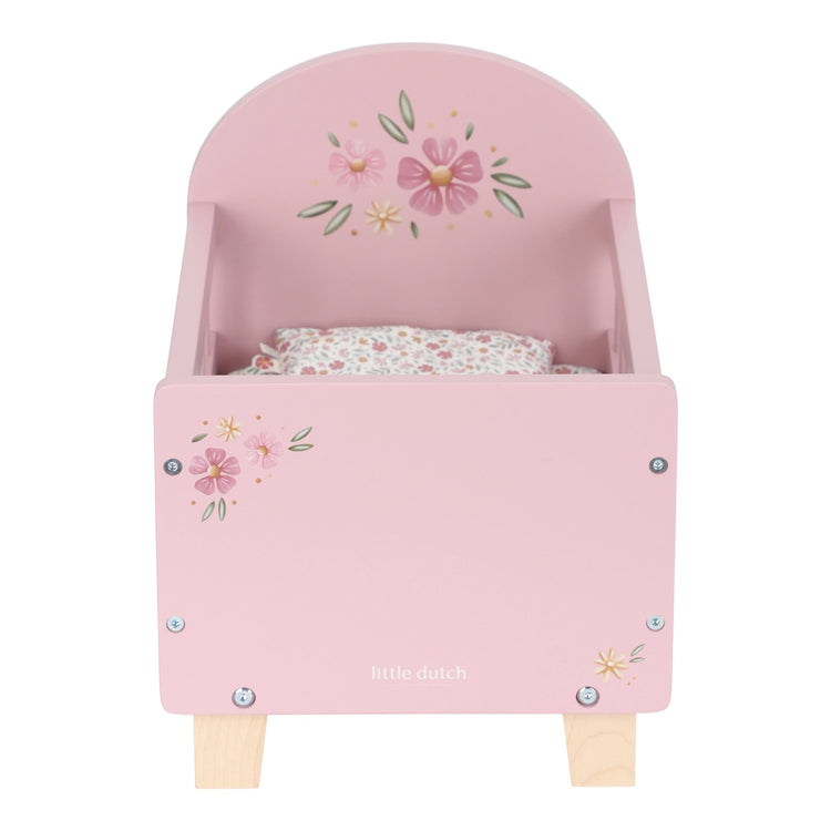 LITTLE DUTCH. Wooden doll bed FSC