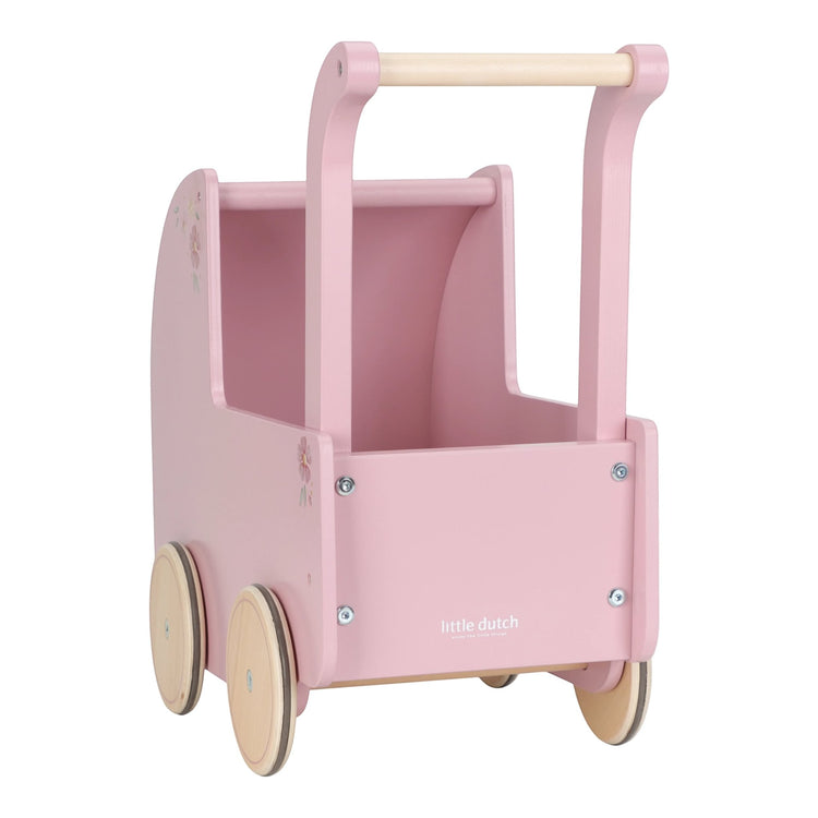 LITTLE DUTCH. Wooden doll pram FSC