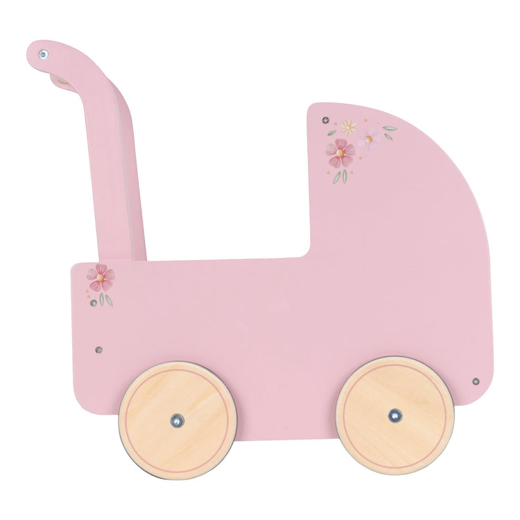 LITTLE DUTCH. Wooden doll pram FSC