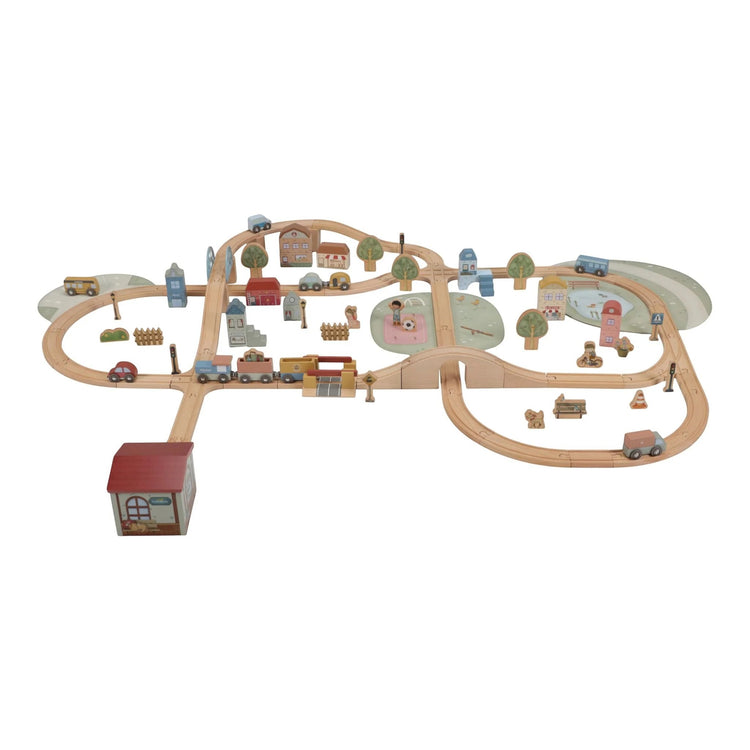 LITTLE DUTCH. Train track set XL FSC
