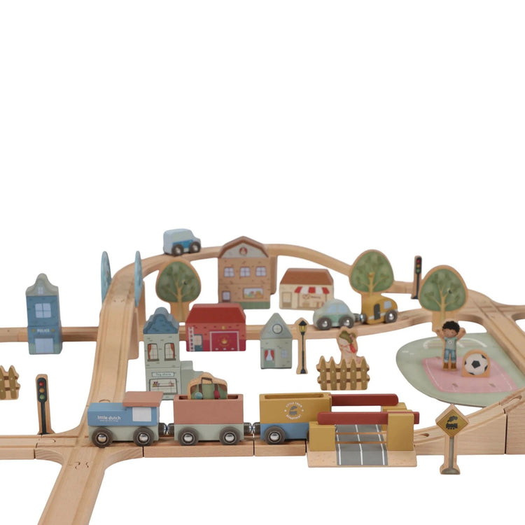 LITTLE DUTCH. Train track set XL FSC
