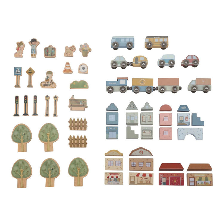 LITTLE DUTCH. Train track set XL FSC