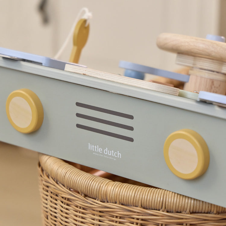 LITTLE DUTCH. Ξύλινο ταμπλό-τιμόνι δραστηριοτήτων FSC