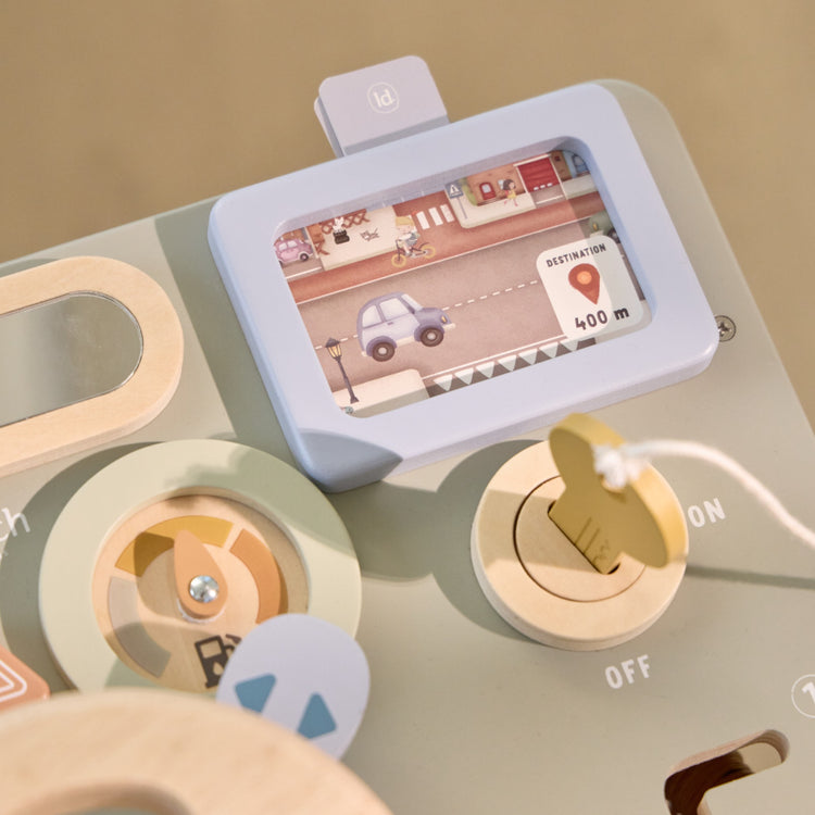 LITTLE DUTCH. Ξύλινο ταμπλό-τιμόνι δραστηριοτήτων FSC