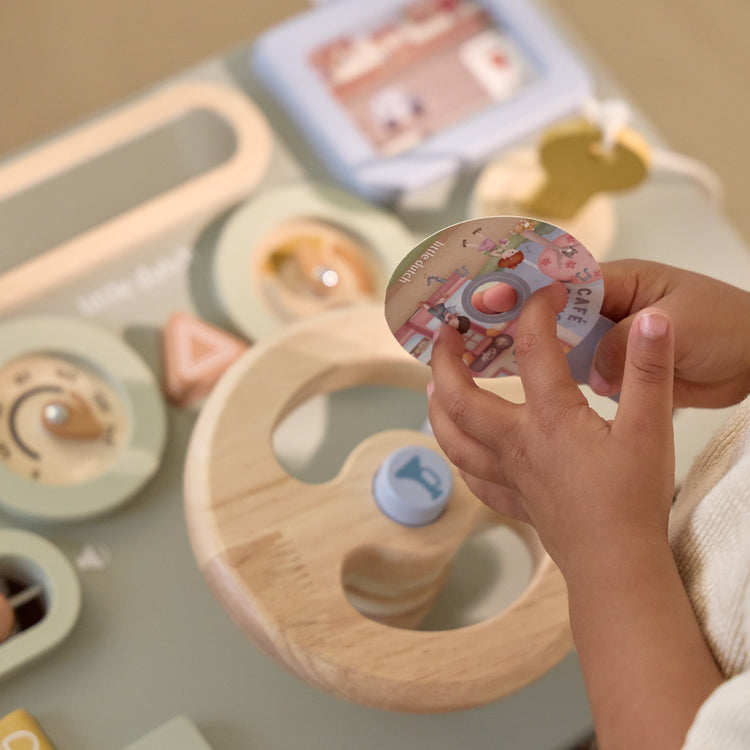 LITTLE DUTCH. Ξύλινο ταμπλό-τιμόνι δραστηριοτήτων FSC