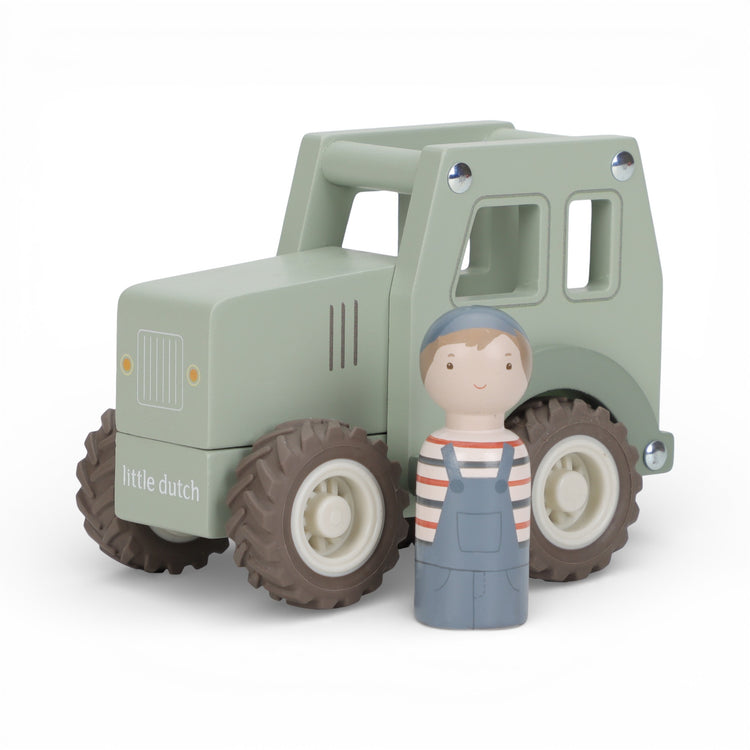 LITTLE DUTCH. Ξύλινο παιχνίδι τρακτέρ FSC