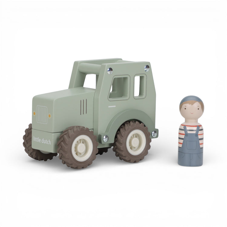 LITTLE DUTCH. Ξύλινο παιχνίδι τρακτέρ FSC