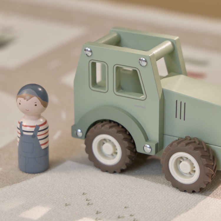 LITTLE DUTCH. Ξύλινο παιχνίδι τρακτέρ FSC