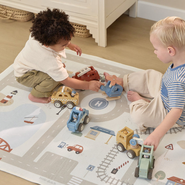 LITTLE DUTCH. Ξύλινο παιχνίδι ελικοπτεράκι FSC