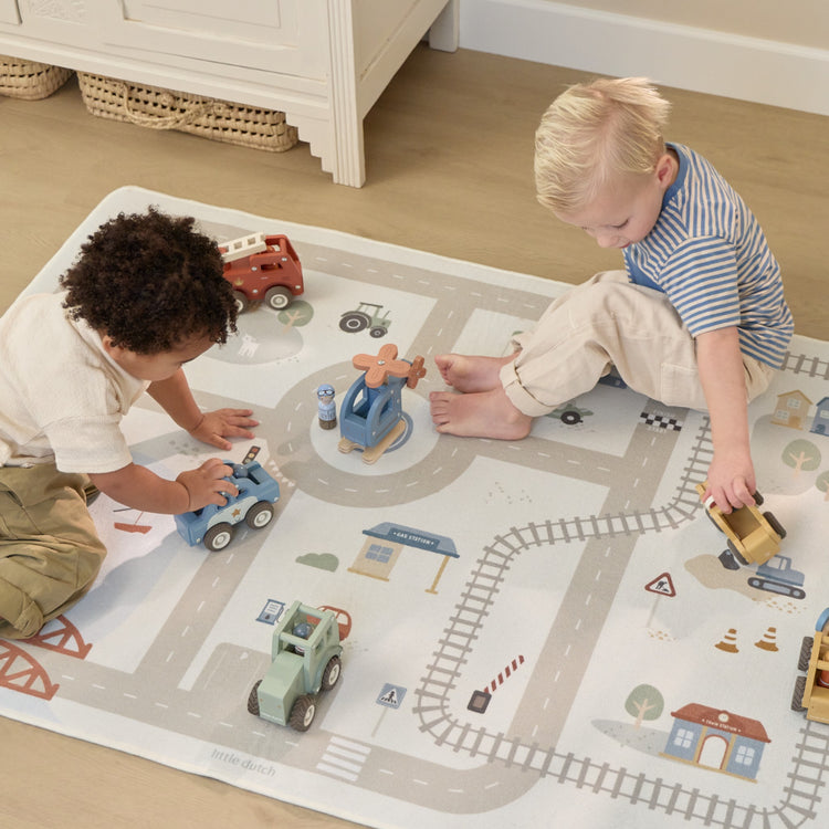 LITTLE DUTCH. Ξύλινο παιχνίδι ελικοπτεράκι FSC