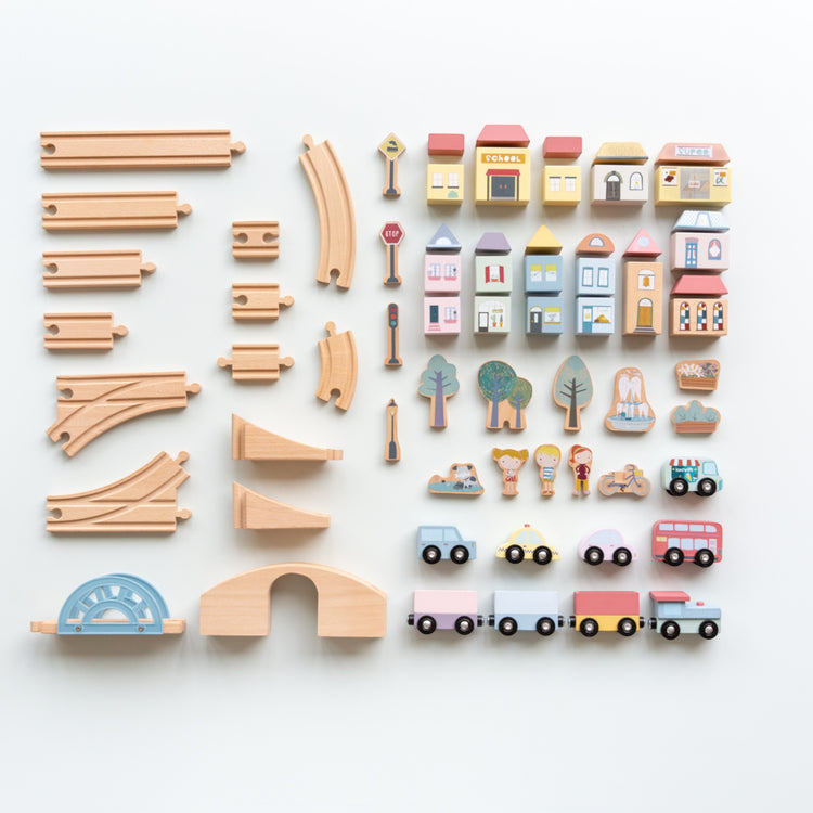 LITTLE DUTCH. Railway Train XXL Set - Starterkit