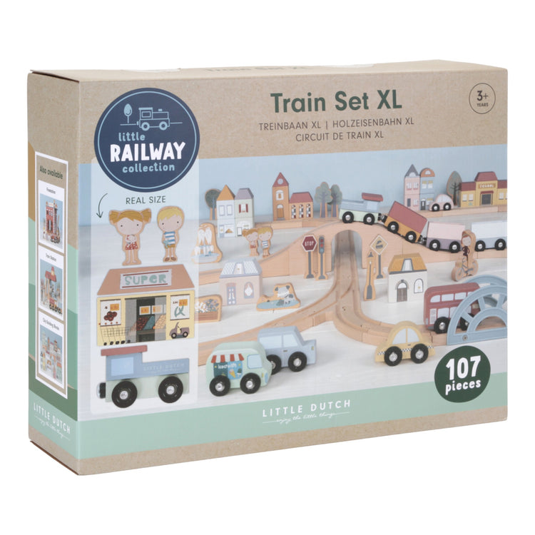 LITTLE DUTCH. Railway Train XXL Set - Starterkit