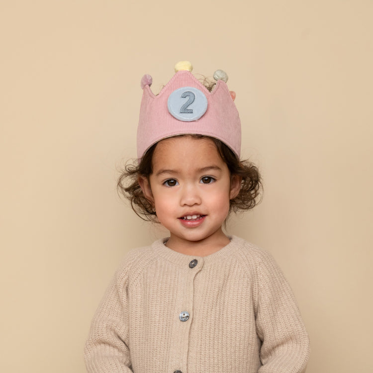 LITTLE DUTCH. Birthday Crown with Numbers Pink