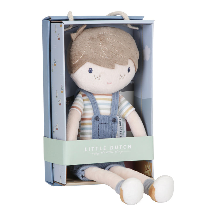 LITTLE DUTCH. Cuddle doll Jim 35cm - New