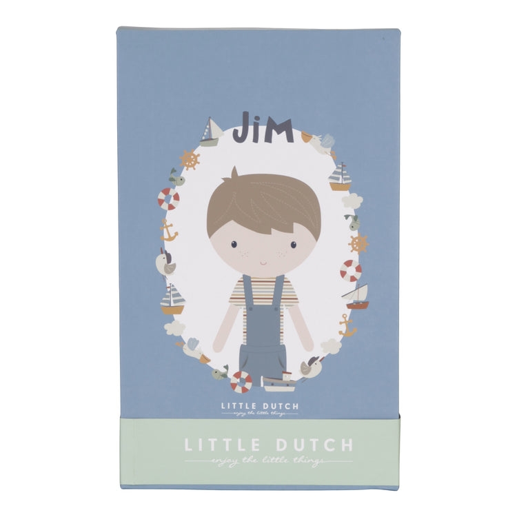 LITTLE DUTCH. Cuddle doll Jim 50cm - New