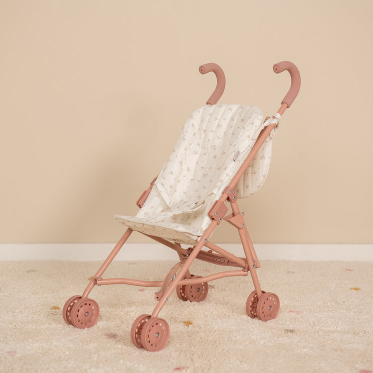 LITTLE Metal Doll Stroller pink1